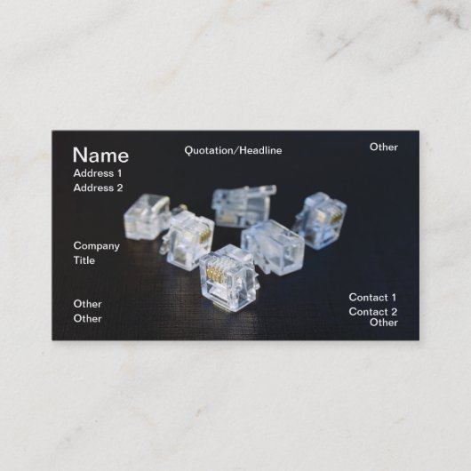 RJ45 VISITEKAARTJE (Voorkant)