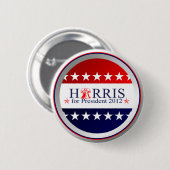 RJ Harris voor de Button President 2012 (Voorkant /achterkant)