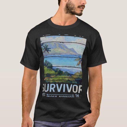 RJC Road to Hana Survivor Maui Hawaii Trip Adventu T-shirt (Voorkant)