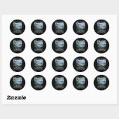 RJC Road tot Hana Survivor Maui Hawaii Trip Advent Ronde Sticker (Vel)