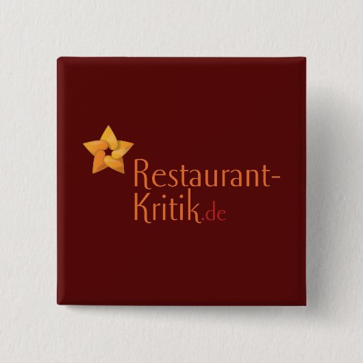 RK-Anstecknadel Vierkante Button 5,1 Cm (Voorkant)