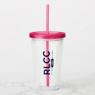 RLCC plastic geïsoleerde trommel Acryl Drinkbeker