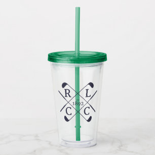RLCC plastic geïsoleerde trommel Acryl Drinkbeker