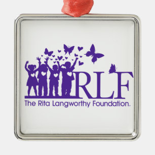 RLF Logo Premium Square Ornament