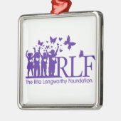 RLF Logo Premium Square Ornament (Links)