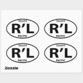 R'lyeh-Sticker Ovale Sticker (Vel)