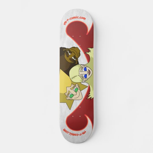 rm - r comic skateboard (Voorkant)