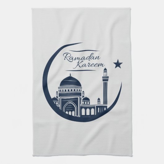 Rmadan Kareem Fleece Blanket Theedoek (Verticaal)