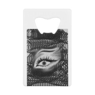rmdesignflo55 Black Eye Modern Kredietkaart Flessenopener