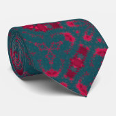 rmdesignflo55 cravate DEEPBLUE RED CUTE Cravate (Roulé)