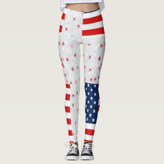 Rmdesignflo55 die de vlag van de Verenigde Staten Leggings