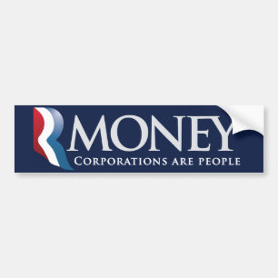 RMoney Romney Parody Bumpersticker