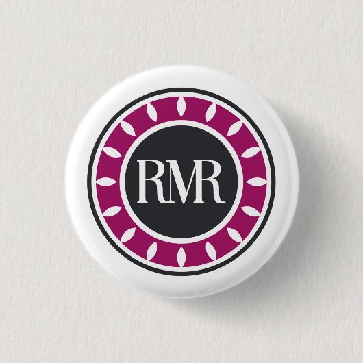 RMR Logo Pinrad Button - 1 1/4 inch diameter (Voorkant)