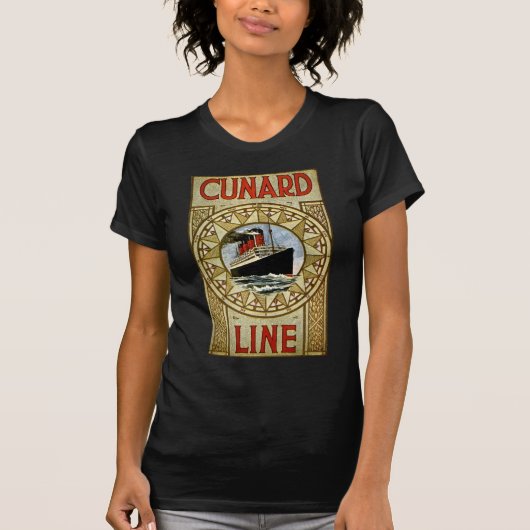 RMS Berengaria  Cunard Line T-shirt (Voorkant)