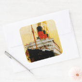 RMS Berengaria Vierkante Sticker (Envelop)