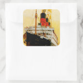 RMS Berengaria Vierkante Sticker (Tas)