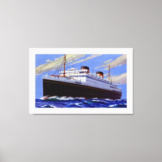 RMS Britannic ~ L Canvas Afdruk (Voorkant)