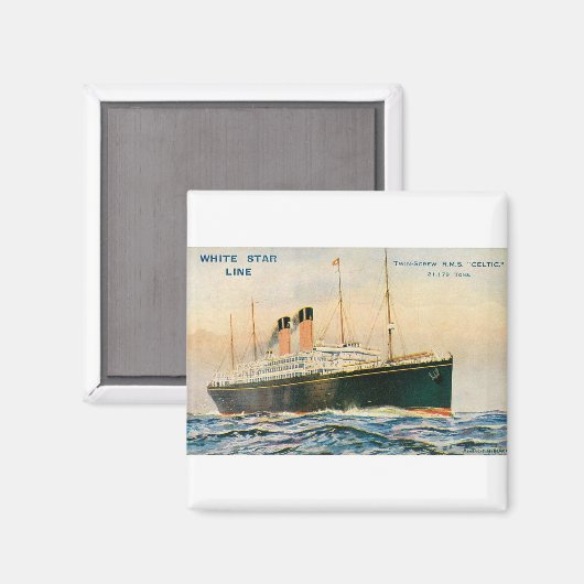 RMS Celtic Magneet (Voorkant / Achterkant)