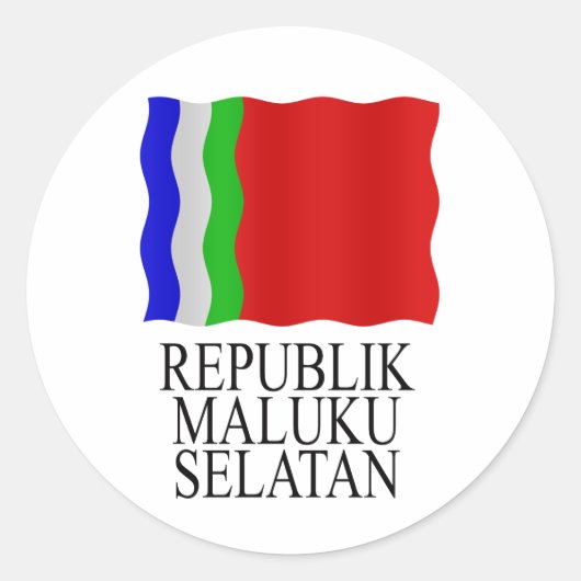 RMS flag Ronde Sticker (Voorkant)