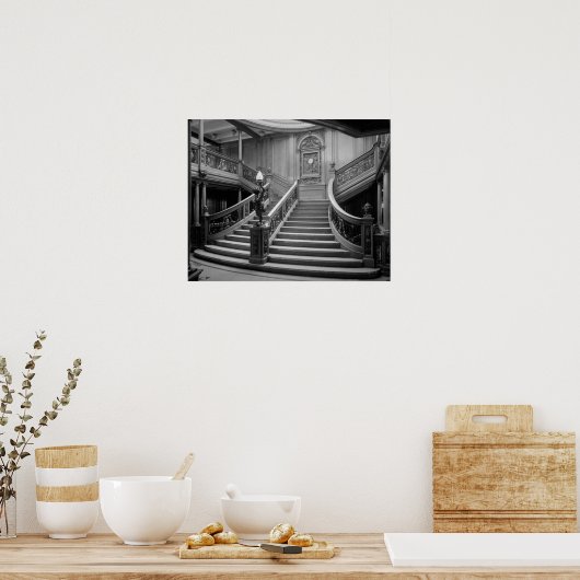 RMS Grand Staircase - Custom Poster (Keuken)