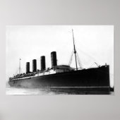 RMS Lusitania aankomst in New York - 1907 Poster (Voorkant)