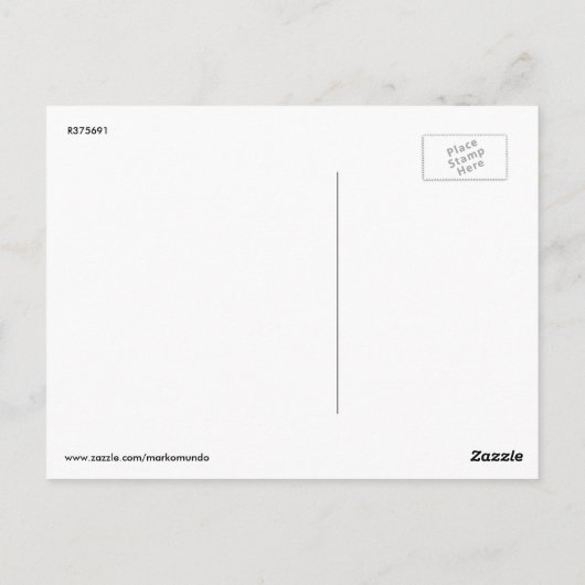 RMS Passenger Ship, Queen Mary, Grill Briefkaart (Achterkant)