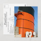 RMS Queen Mary Carte postale (Devant / Derrière)