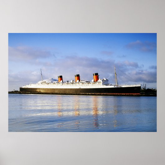 RMS Queen Mary Poster (Voorkant)
