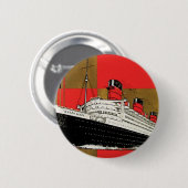 RMS Queen Mary Ronde Button 5,7 Cm (Voorkant /achterkant)