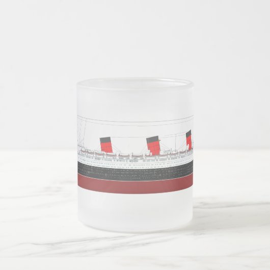 RMS Queen Mary Verre Mug (Centre)