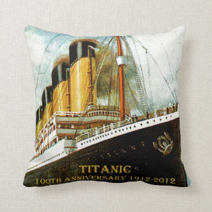 RMS Titanic 100th Jubileum Canvas Kussen
