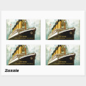 RMS Titanic 100th Jubileum Rechthoekige Sticker (Vel)