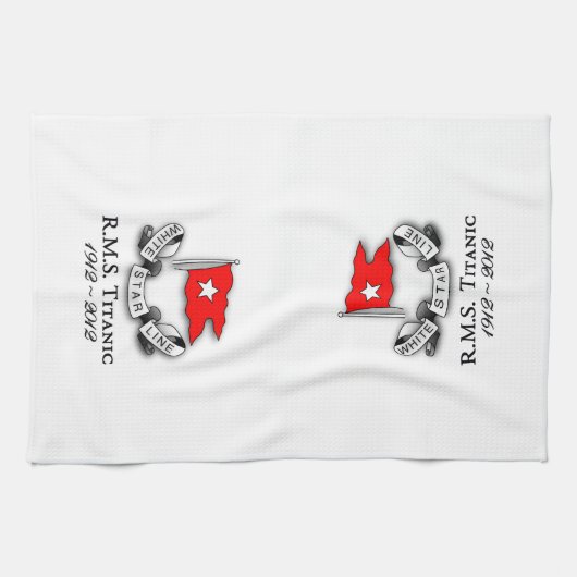 RMS Titanic 1912-2012 American MoJo Kitchen towel Theedoek (Horizontaal)
