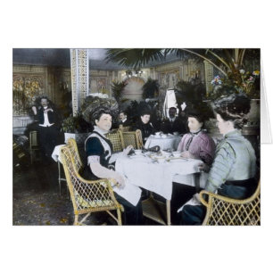 RMS Titanic 1st-klaspassagiers genieten van luxe