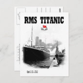 RMS Titanic Briefkaart (Voorkant / Achterkant)