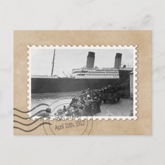 RMS TITANIC BRIEFKAART (Voorkant)