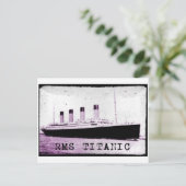 RMS TITANIC BRIEFKAART (Staand voorkant)