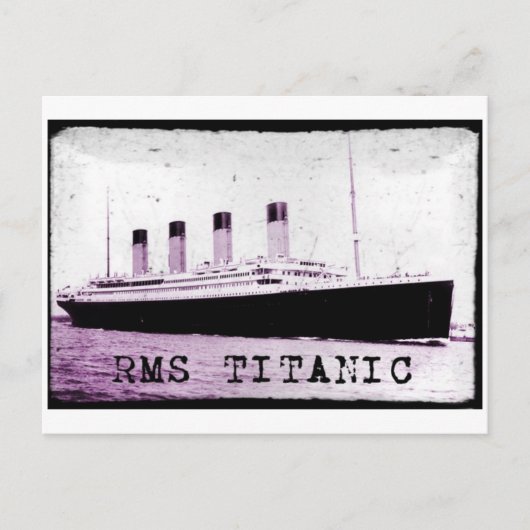 RMS TITANIC BRIEFKAART (Voorkant)