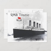 RMS Titanic Briefkaart (Voorkant / Achterkant)