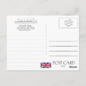 RMS Titanic Briefkaart (Achterkant)
