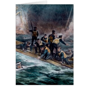 RMS Titanic Crew Escapes Behemoth Sinks