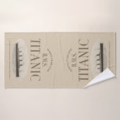 RMS Titanic Ghost Ship Sepia Bath Towel Badhanddoek (Badhanddoek)
