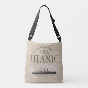 RMS Titanic Ghost Ship Sepia Crossbody Bag Crossbody Tas