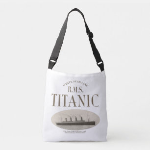 RMS Titanic Ghost Ship Sepia/White Crossbody Bag Tas