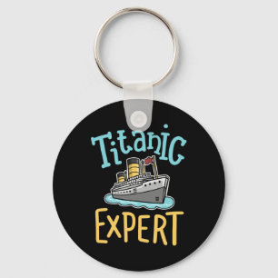 Rms Titanic Grappige Expert Retro Cruise Schip Man Sleutelhanger
