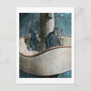 RMS Titanic Iceberg Ahead  Magische Lantaarn Briefkaart