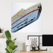 RMS Titanic Iceberg Damages Poster (Thuiskantoor)