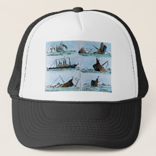 RMS Titanic Illustration of Sinking Trucker Pet