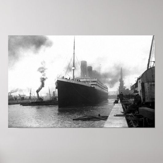 RMS Titanic in Southampton - 1912 Poster (Voorkant)