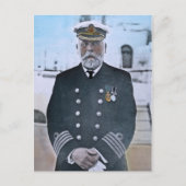 RMS Titanic Kapitein Edward J. Smith Briefkaart (Voorkant)